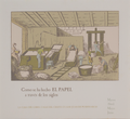 LCDL Exhibition Poster | How Paper Has Been Made Through the Centuries, 1969 | Dimensions: 40.6 cm x 44.1 cm | Silkscreen
